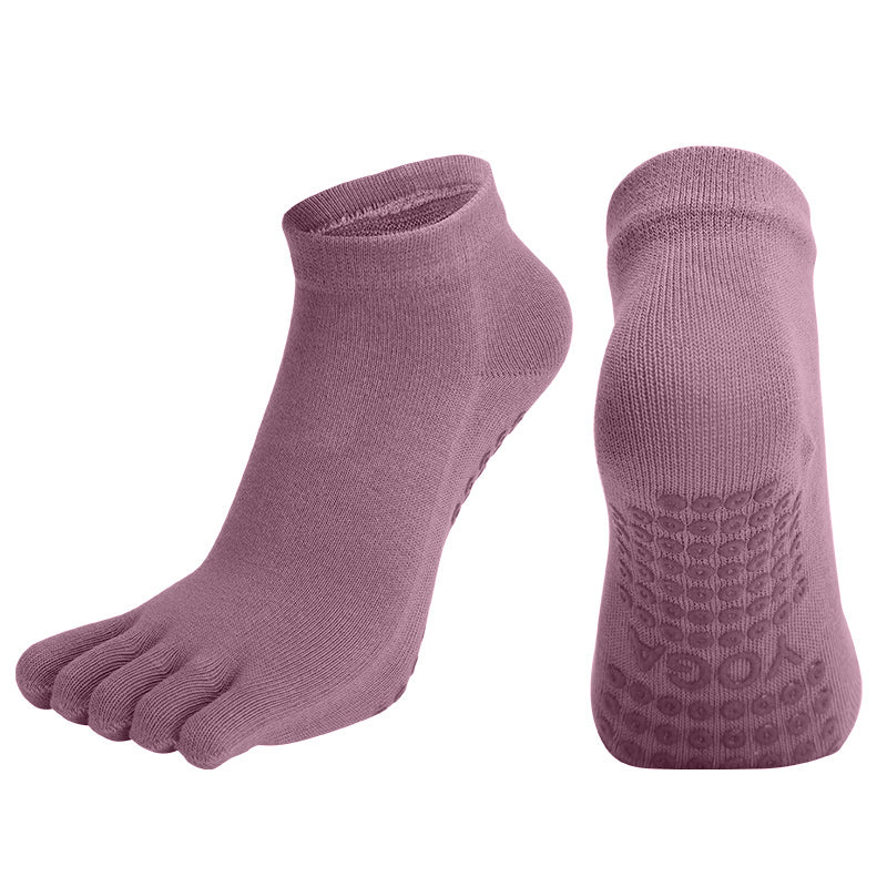 【Yoga Socks】G2浅紫-女士五指瑜伽普拉提运动袜