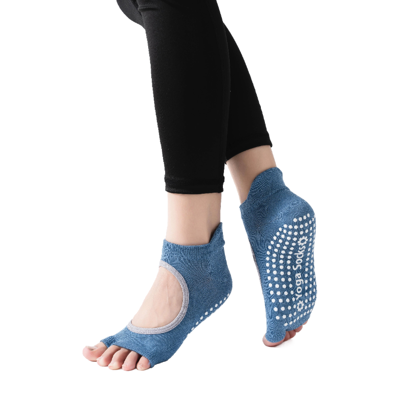 【Yoga Socks】J5深蓝-女士二指瑜伽普拉提运动袜