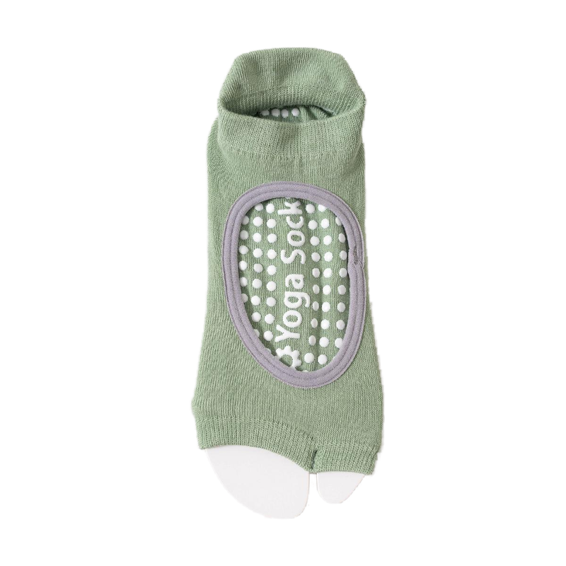 【Yoga Socks】J5绿色-女士二指瑜伽普拉提运动袜