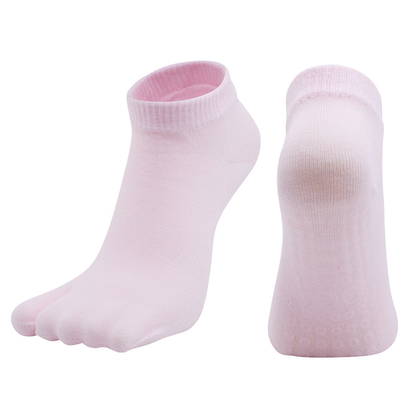 【Yoga Socks】X2浅粉-女士二指瑜伽普拉提运动袜