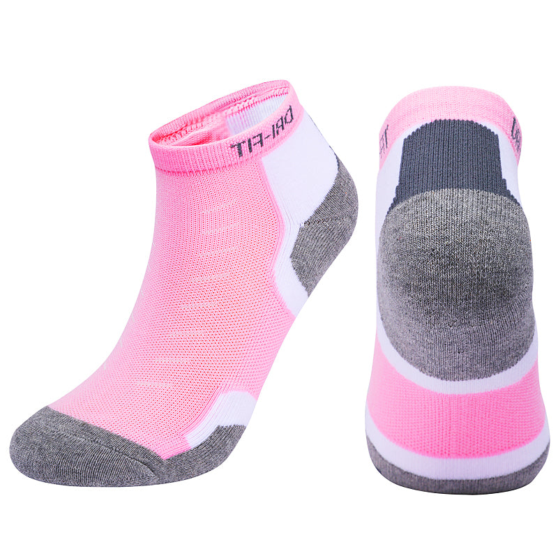 【Athletic Socks】B1粉色-男女通用毛圈短筒休闲健身运动袜