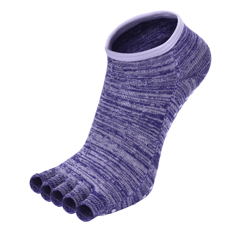 【Yoga Socks】U7紫色-女士半趾瑜伽普拉提运动袜