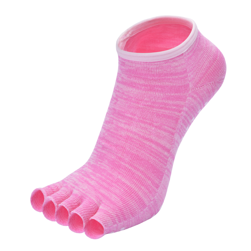 【Yoga Socks】U7粉色-女士半趾瑜伽普拉提运动袜