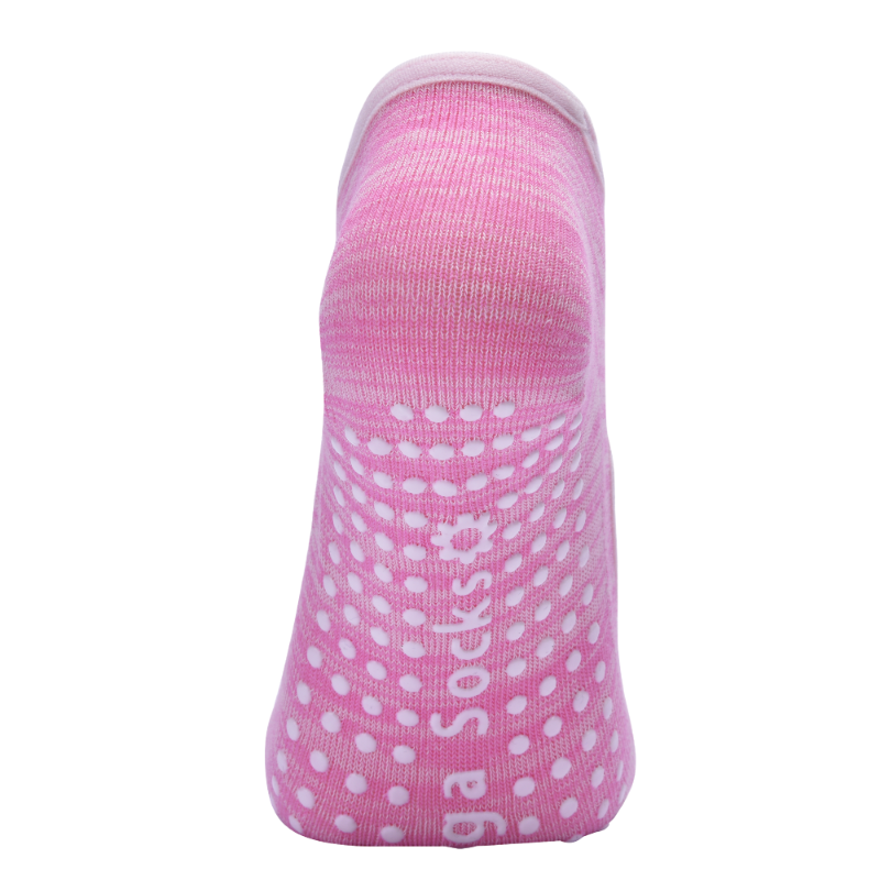 【Yoga Socks】V7粉色-女士段色瑜伽普拉提运动袜