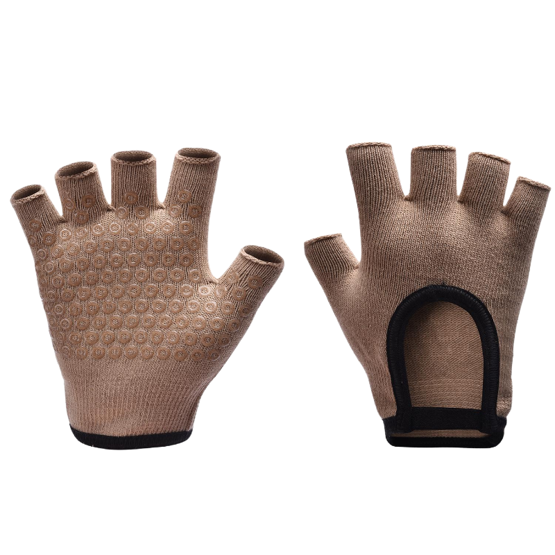 【Sport Gloves】B2米色-女士半指健身运动手套