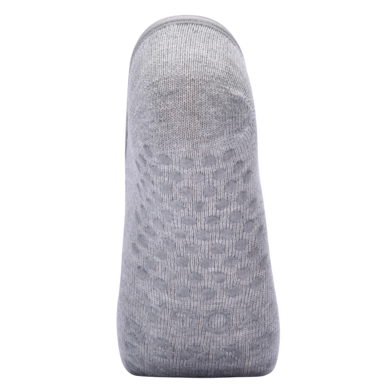 【Yoga Socks】H10浅麻灰-女士圆头瑜伽普拉提运动袜